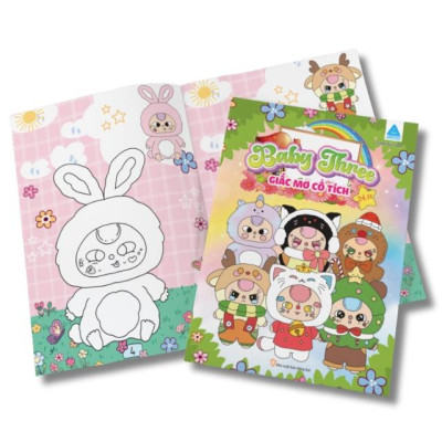 Sách - BabyThree Sách Tô Màu Giấc Mơ Cổ Tích