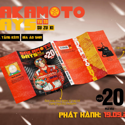 Sách - Sakamoto Days - Tập 20 - Mái Nhà - Tặng Kèm Bìa Áo Shin