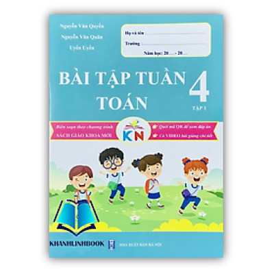 Sách - Bài tập tuần toán 4 - tập 1 ( kết nối )