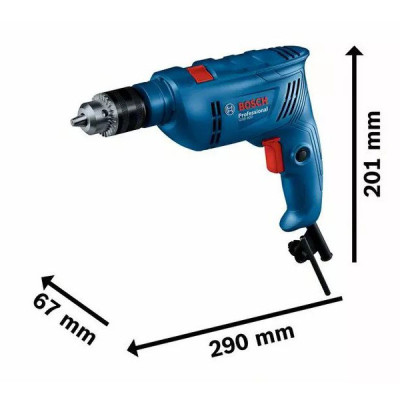 Máy khoan động lực kèm phụ kiện Bosch GSB 600 SET (BỘ SET VALY 100 MÓN PHỤ KIỆN) - Hàng chính hãng