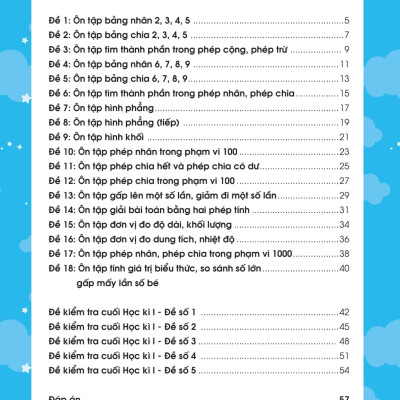 Bộ Đề Ôn Luyện Và Kiểm Tra Toán 3 - MEGA