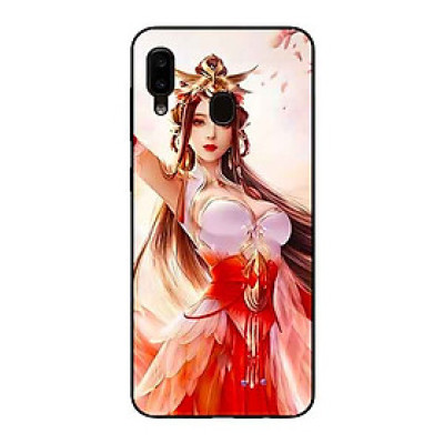 Ốp Lưng in cho Samsung A20 / A30 Mẫu Cô Gái Nền Anh Đàọ - Hàng Chính Hãng