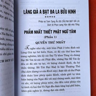 Kinh lăng già  - bìa trắng