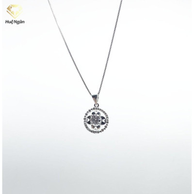 Dây chuyền bạc Ý 925 Huệ Ngân - Cỏ bốn lá may mắn YD160011