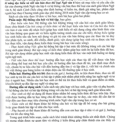 Phát Triển Kĩ Năng Đọc - Hiểu Và Viết Văn Bản Theo Thể Loại Môn Ngữ Văn 6 (Bám Sát SGK Cánh Diều) (HA)
