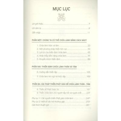 Sách - Thiền chữa lành thân và tâm
