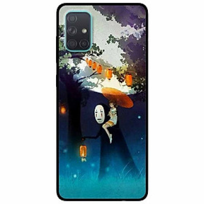 Ốp lưng dành cho Samsung A71 mẫu Thiếu Nữ Dù Vàng