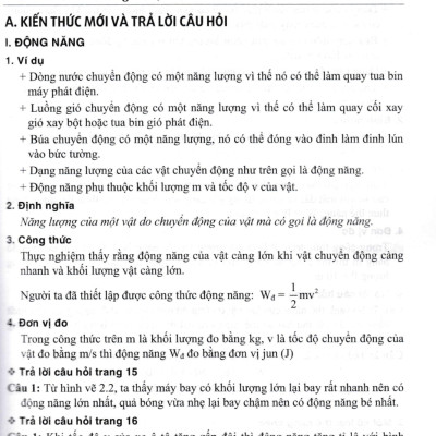 Hướng Dẫn Trả Lời Câu Hỏi Và Bài Tập Vật Lí 9 - Khoa Học Tự Nhiên (Bám Sát SGK Kết Nối Tri Thức Với Cuộc Sống) - HA