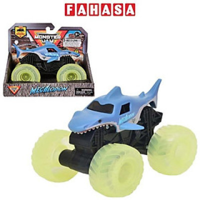 Đồ Chơi Mô Hình Chiến Xe MJ 1:43 - Bánh Xe Phát Sáng Megalodon VLL - Monster Jam 20148985/6071190