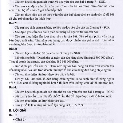 Bài giảng và hướng dẫn học toán 5 - tập 1 (Kết nối tri thức)