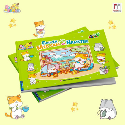 Sách Tô Màu - Bốn Mùa Của Capybara, Chuyện Của Mèo Cam Và Hamster, Thị Trấn Nhỏ Hạnh Phúc, Tết Và Lễ Hội - Combo 4 Cuốn - Minh Thắng