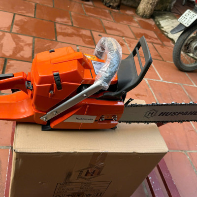 Máy cưa xích chạy xăng HUSPANDA 365 lam đúc latinh 60cm kèm phụ kiện tặng dũa - bugi bảo hành 12 tháng