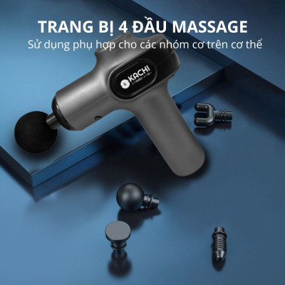 Máy massage cầm tay Kachi MK377 với 9 cấp độ rung - hàng chính hãng