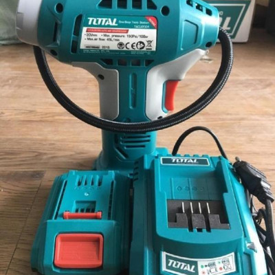 MÁY BƠM HƠI TỰ ĐỘNG DÙNG PIN 20V (160 PSI) (KHÔNG KÈM THEO PIN VÀ SẠC) TOTAL TACLI2001 - HÀNG CHÍNH HÃNG