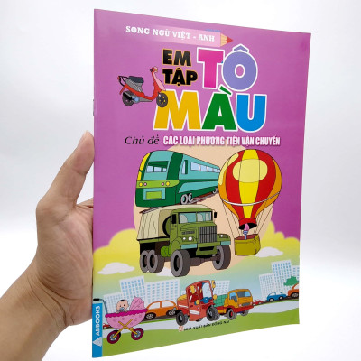 Em Tập Tô Màu - Chủ Đề: Các Loại Phương Tiện Vận Chuyển