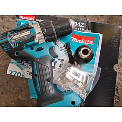 BỘ MÁY KHOAN MÁY VẶN VÍT DÙNG PIN 18V (DDF484+DTD153) MAKITA DLX2189T (02 PIN 18V  01 ĐẾ SẠC NHANH ) - HÀNG CHÍNH HÃNG