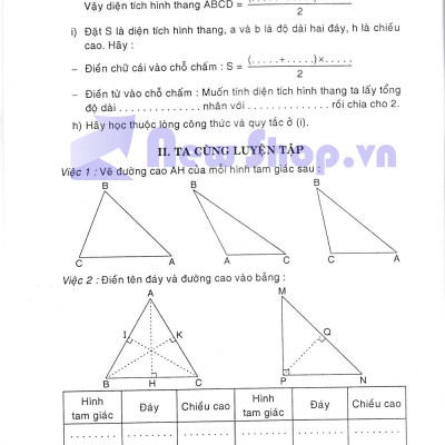 Vở Bài Tập Nâng Cao Toán 5 Tập 2 ( Theo Chương Trình Mô Hình Tiểu Học Mới VNEN )