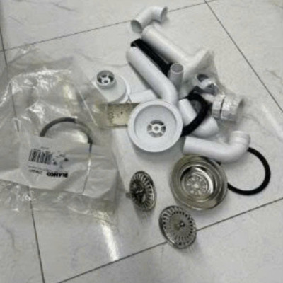 CHẬU RỬA BÁT INOX BLANCO DINAS 8 CHROME 237379 Bảo Gồm Xi Phông Và Chặn Rác Hàng chính hãng