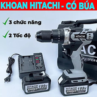 Máy khoan pin không than, lõi đồng 