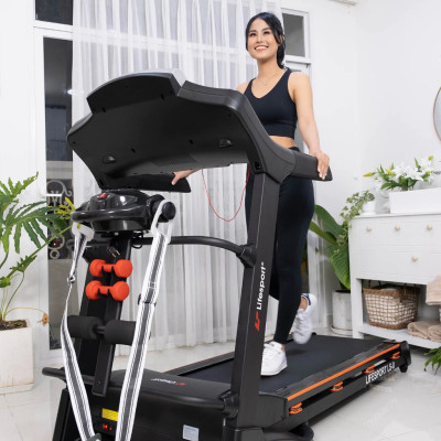 Máy Chạy Bộ Lifesport LS-8, Máy Chạy Bộ Tích Hợp 12 Bài Tập Cơ Bản Tới Nâng Cao,Có Thể Gập Gọn Di Chuyển Dễ Dàng