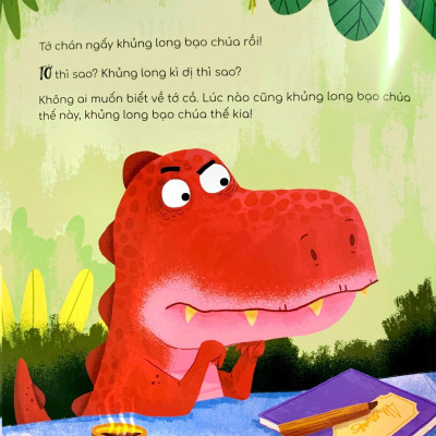 Storytime - Truyện Hay Rèn Luyện Kĩ Năng - Khủng Long Tập Viết Sách