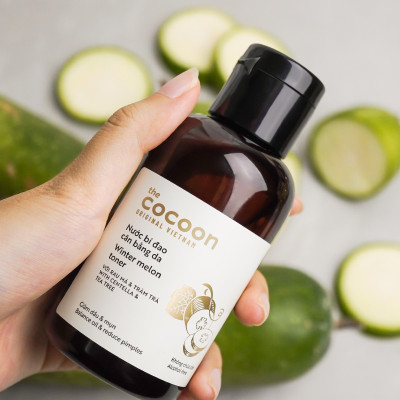 Bộ 3 Gồm Gel rửa mặt bí đao 140ml + Toner nước cân bằng da 140ml + Mặt nạ bí đao cocoon 30ml