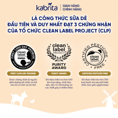 Thùng 6 lon Sữa dê Kabrita số 3 cho trẻ trên 24 tháng - Lon 800g