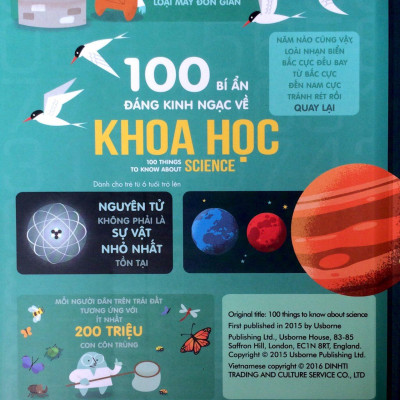 Sách 100 Bí Mật Kinh Ngạc - 100 Bí Ẩn Kinh Ngạc Về Khoa Học