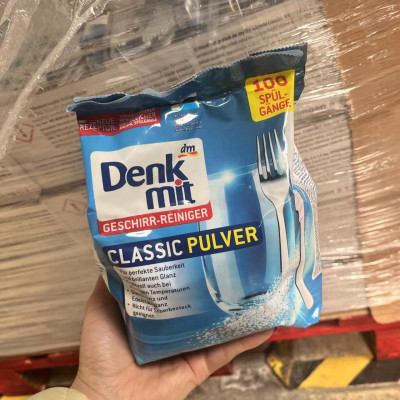 Bột rửa chén bát Denkmit Classic Pulver Đức 1.5kg dùng cho máy rửa chén bát