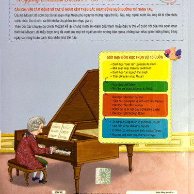 Những Bộ Óc Vĩ Đại - Thần Đồng Âm Nhạc Mozart (Tái Bản 2023)