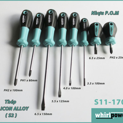 BỘ TÔ VÍT 8 CÂY WHIRLPOWER S11-1708