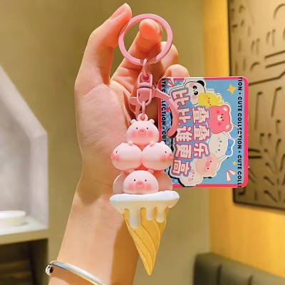 Đồ Chơi Móc Khóa Hình Cây Kem Nhiều Màu Value Toys (Mẫu ngẫu nhiên)