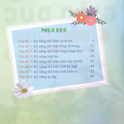 Giáo Dục Kỹ Năng Sống - Lớp Mầm Non