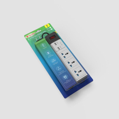 Ổ cắm đa năng USB 3m Rạng Đông Model: OC02.USB 3C/3M/10A
