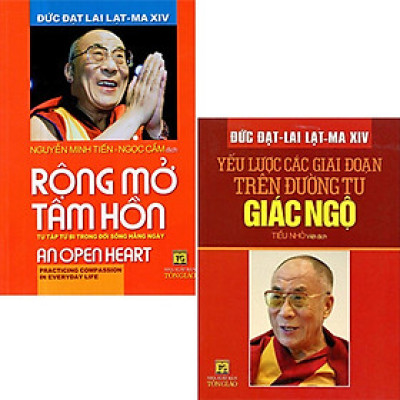 Sách - Combo 2 Cuốn Đức Đạt - Lai Lạc - Ma XIV: Rộng Mở Tâm Hồn + Yếu Lược Các Giai Đoạn Trên Đường Tu Giác Ngộ - Chính Thông Book