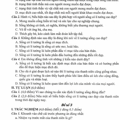 Đề Kiểm Tra, Đánh Giá Giáo Dục Công Dân 9 (Dùng Kèm SGK Kết Nối Tri Thức Với Cuộc Sống) - HA