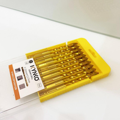 (HỘP 10 MŨI) MŨI KHOAN KÍNH - GẠCH MEN 4 CẠNH, CHÂN LỤC GIÁC KYNKO MKKGM- 10117 CHÍNH HÃNG GIÁ TỐT đường kính phi 10mm