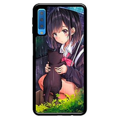 Ốp lưng cho Samsung Galaxy A7 2018 GIRL 130 - Hàng chính hãng
