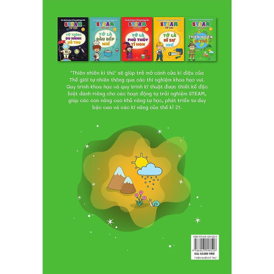 Sách - Steam For Kids - Thiên Nhiên Kì Thú - Giáo Dục Sớm 3-6 Tuổi - NXB Phụ Nữ