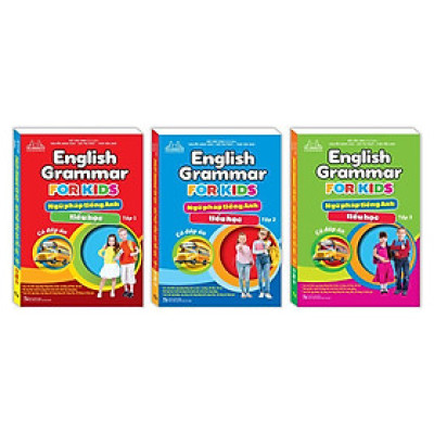 Sách - Ngữ Pháp Tiếng Anh Tiểu Học - Combo 3 Tập - Minh Thắng