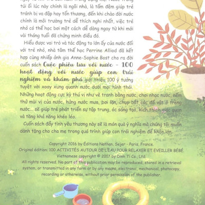 Cuộc Phiêu Lưu Với Nước - 100 Hoạt Động Với Nước Giúp Con Trải Nghiệm Và Khám Phá