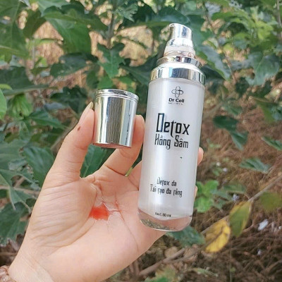 Detox Hồng Sâm Dr Cell 50ml thải độc tố da hỗ trợ giảm mụn hỗ trợ mờ thâm nám - Hàng Chính Hãng