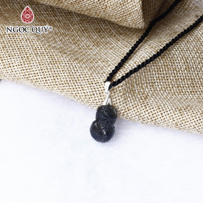 Mặt dây chuyền tỳ hưu thạch thạch anh tóc đen hợp mệnh thủy, mệnh mộc - Ngọc Quý Gemstones