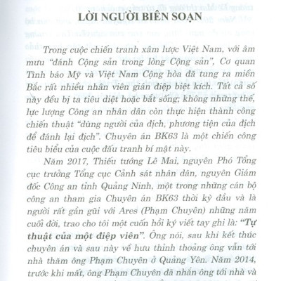Điệp Viên ARES Tự Thuật (Tái bản lần thứ nhất)