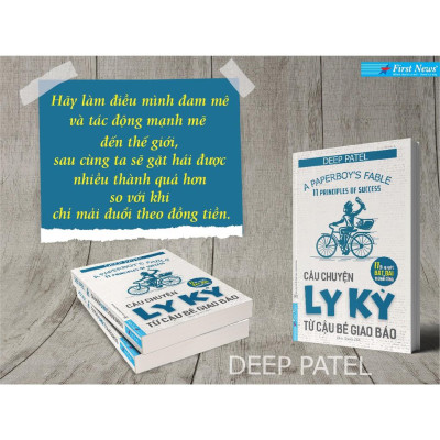 Combo Câu Chuyện Ly Kỳ Từ Cậu Bé Giao Báo + Dám Nghĩ Lớn (Bìa Mềm) - Bản Quyền