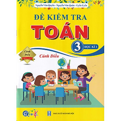 Sách - Đề kiểm tra Toán 3 học kì 1 (Cánh diều)