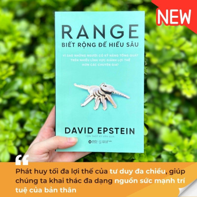 [Tái bản 2024] BIẾT RỘNG ĐỂ HIỂU SÂU - David Epstein - Tôn Thất Kỳ Vân dịch - Alpha Books - NXB Thế Giới.