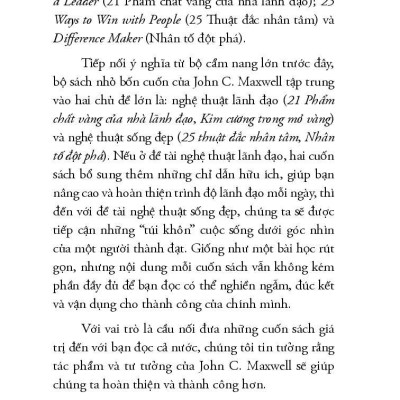 21 Phẩm Chất Vàng Của Nhà Lãnh Đạo (Tái Bản)