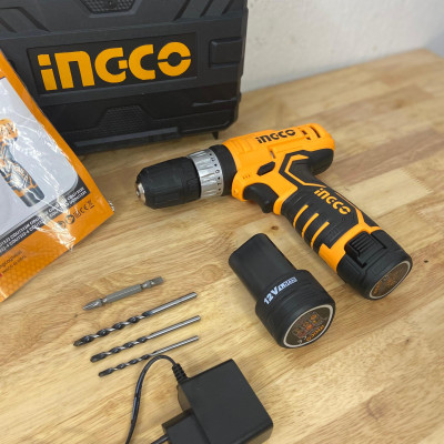 MÁY KHOAN BÚA DÙNG PIN 12V (0.8-10MM) INGCO CIDLI1232 - HÀNG CHÍNH HÃNG