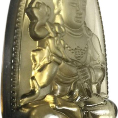 Mặt Dây Chuyền Đại Thế Chí Bồ Tát Thạch Anh Khói Ngọc Quý Gemstones DTCBTTAK